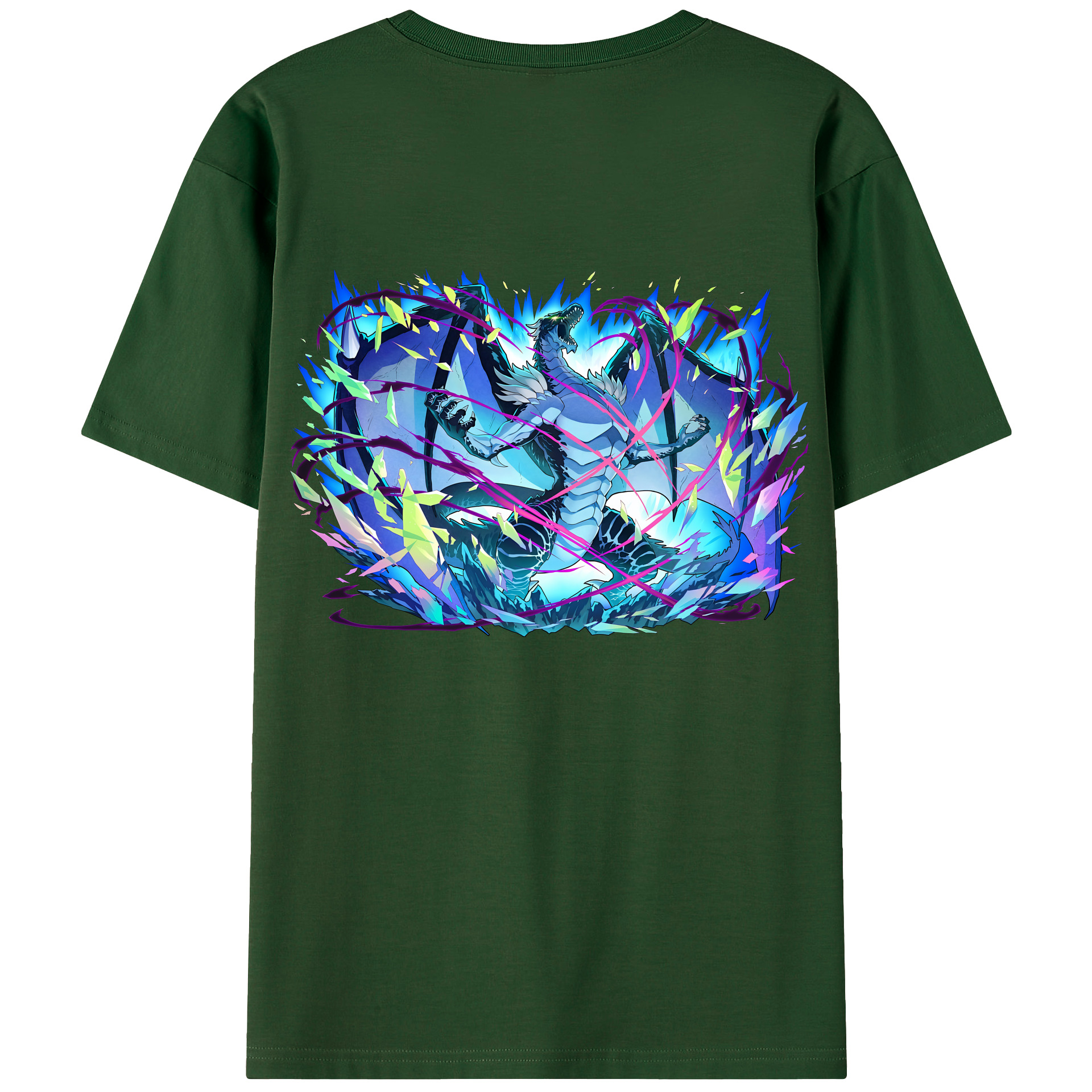 （画像用） 転スラ Regarding Reincarnated to Slime 綿100％半袖Tシャツ（背面プリント）